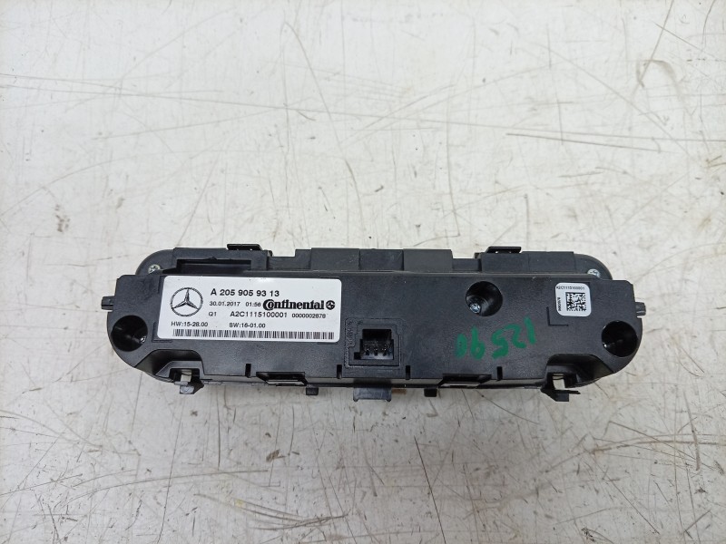 Recambio de mando climatizador para mercedes-benz glc coupe (c253) 250 d 4-matic (253.309) referencia OEM IAM A2C1115100001 A205