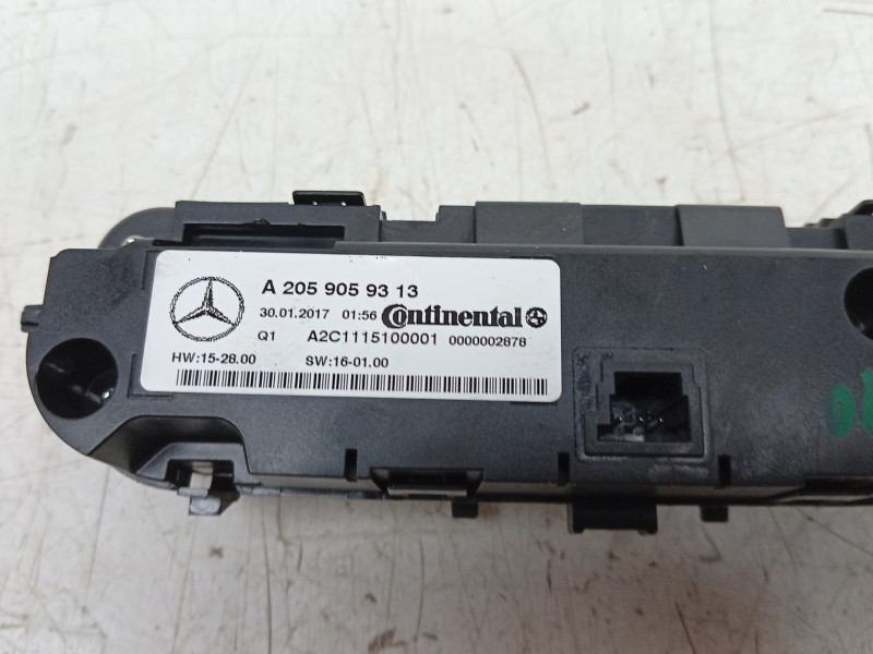 Recambio de mando climatizador para mercedes-benz glc coupe (c253) 250 d 4-matic (253.309) referencia OEM IAM A2C1115100001 A205
