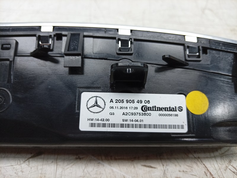 Recambio de mando climatizador para mercedes-benz glc coupe (c253) 250 d 4-matic (253.309) referencia OEM IAM 2059054415  
