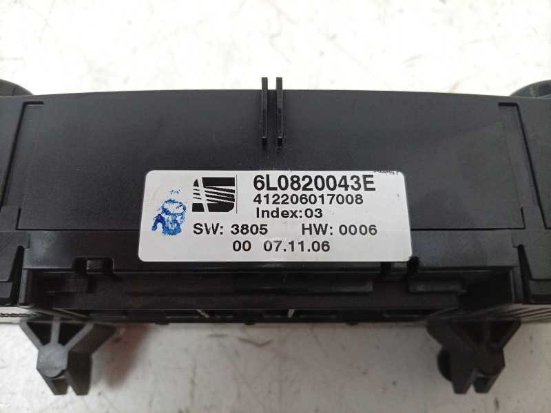 Recambio de mando climatizador para seat ibiza iii (6l1) 1.4 16v referencia OEM IAM  6L0820043E 