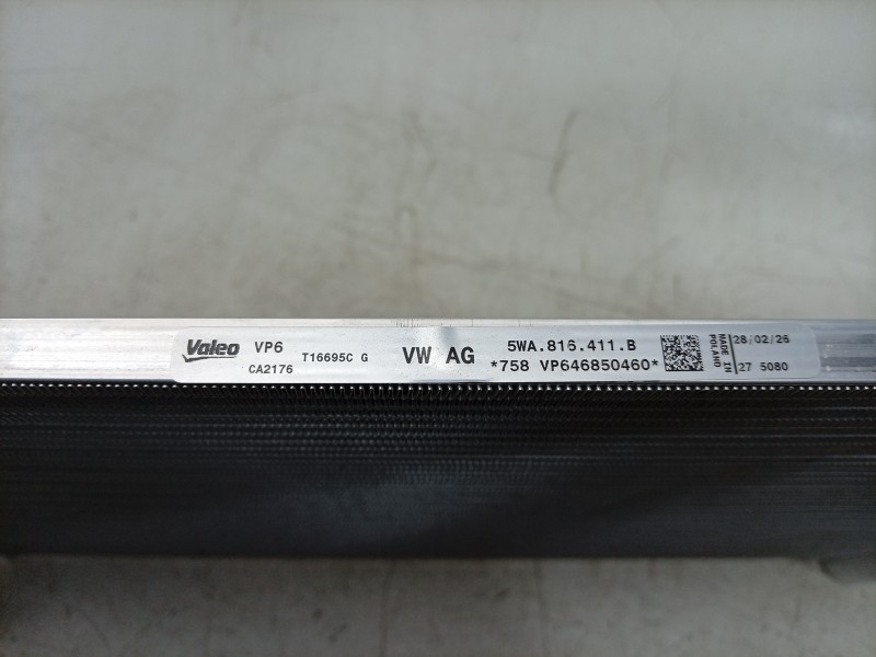 Recambio de condensador / radiador aire acondicionado para seat leon 1.5 etsi 85 kw (kl) referencia OEM IAM  5WA816411A 350545