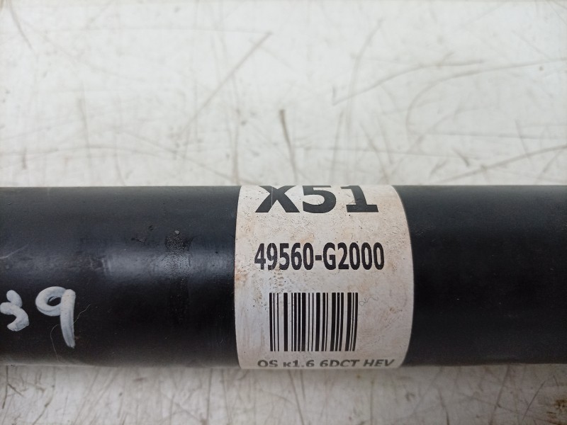 Recambio de transmision delantera derecha para hyundai kona (os, ose, osi) 1.6 gdi hybrid referencia OEM IAM  49501J9100 