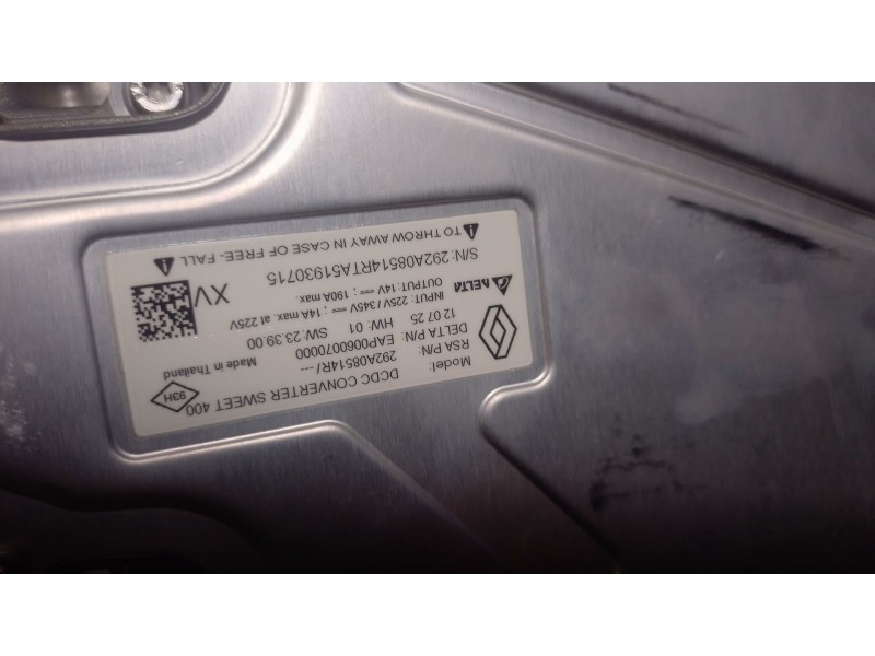 Recambio de inversor para renault austral tce 130 referencia OEM IAM   