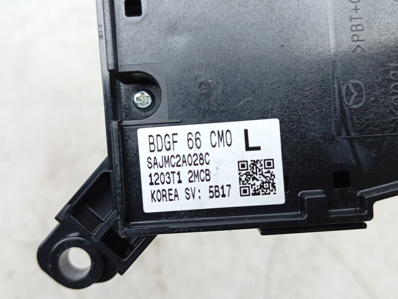 Recambio de mando multifuncion para mazda 3 hatchback (bp) 2.0 skyactiv-g m hybrid referencia OEM IAM  BDGF66CM0 
