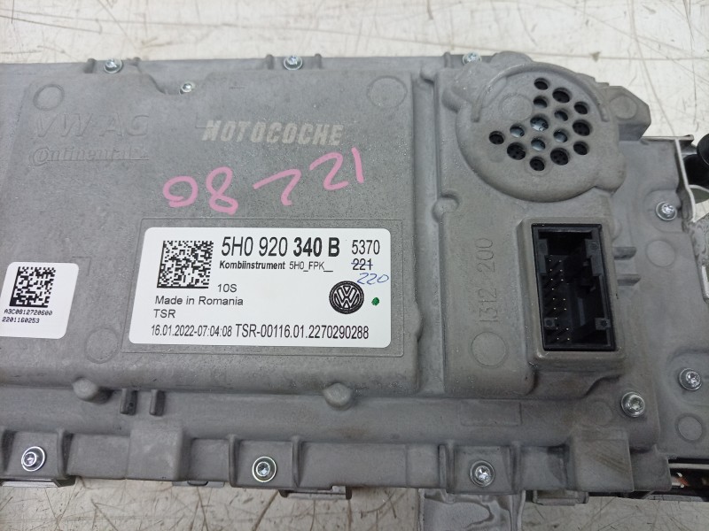 Recambio de cuadro instrumentos para volkswagen golf viii variant (cg5, db5) 2.0 tdi referencia OEM IAM A3C081272060 5H0920340B 