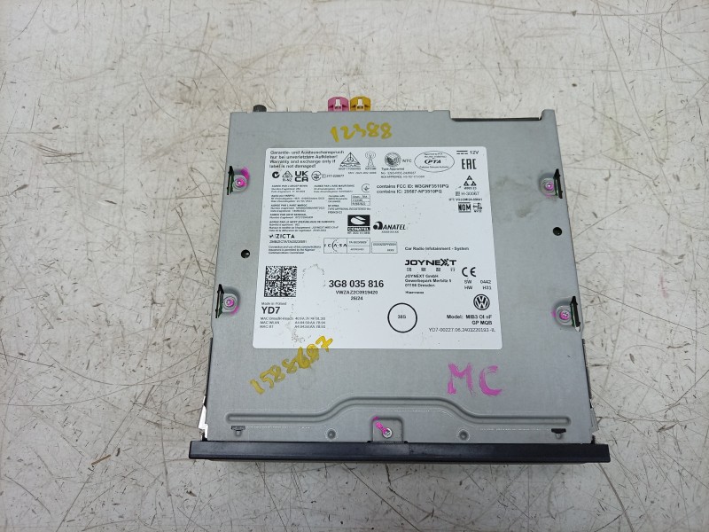 Recambio de sistema navegacion gps para volkswagen t-roc (a11, d11) 2.0 tdi referencia OEM IAM  3G8035816 