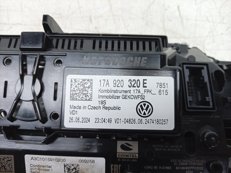 Recambio de cuadro instrumentos para volkswagen t-roc (a11, d11) 2.0 tdi referencia OEM IAM A3C1015910200 17A920320E 