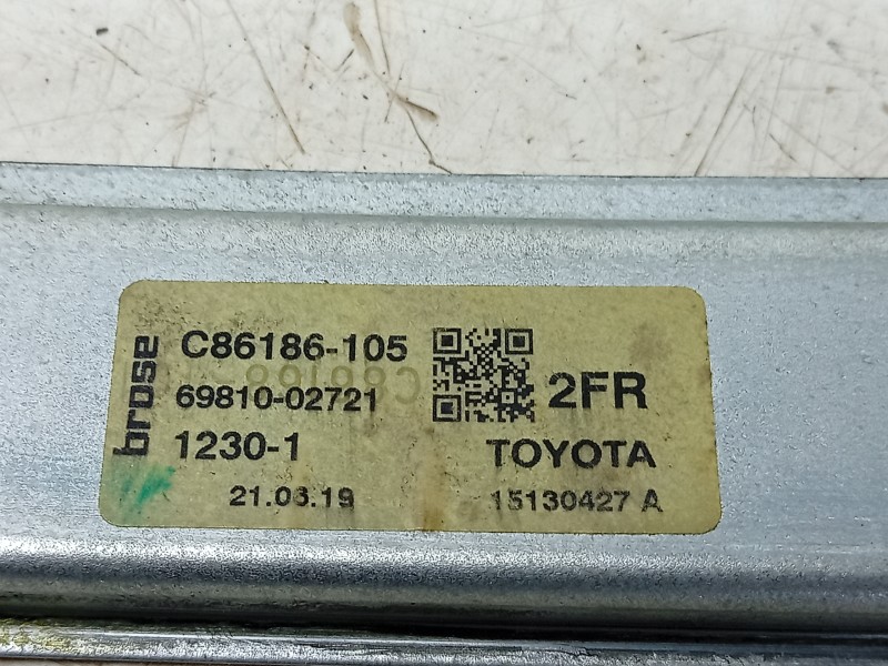 Recambio de elevalunas delantero derecho para toyota corolla hatchback (_e21_, _ea1_, _eh1_) 2.0 hybrid (mzeh12) referencia OEM 