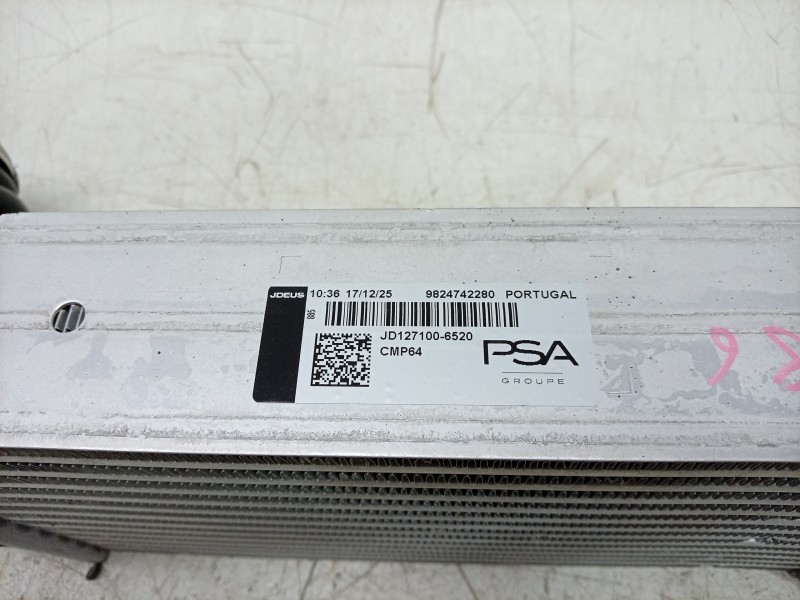 Recambio de intercooler para peugeot 208 5p allure hybrid 110 edcs6 referencia OEM IAM  9824742280 309130/CNGPL019/PG330N001