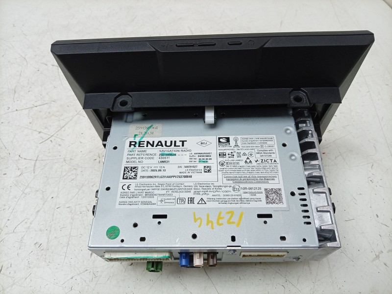 Recambio de sistema audio / radio cd para dacia spring referencia OEM IAM  259152298R 