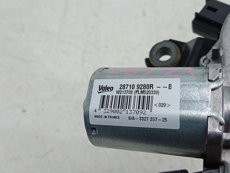 Recambio de motor limpia trasero para renault 5 e-tech 150 referencia OEM IAM  287109280R 
