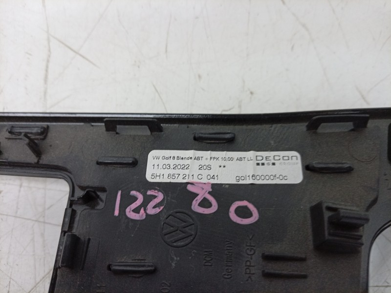 Recambio de moldura para volkswagen golf viii variant (cg5, db5) 2.0 tdi referencia OEM IAM   