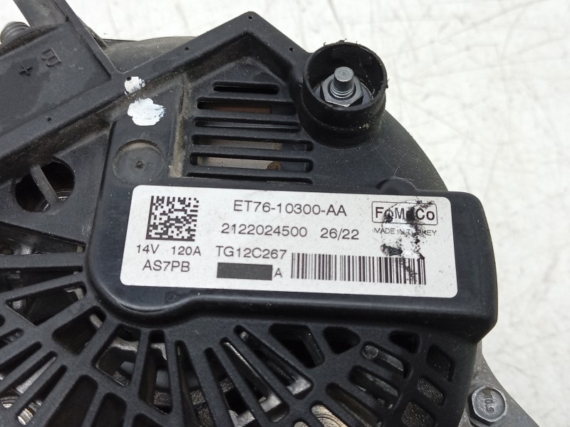 Recambio de alternador para ford transit courier b460 furgón/monospace 1.5 ecoblue referencia OEM IAM  ET7610300AA 