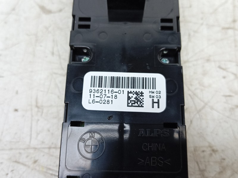 Recambio de mando elevalunas delantero izquierdo para bmw x1 (f48) sdrive 18 d referencia OEM IAM  61319362116 142093/1602703/IA