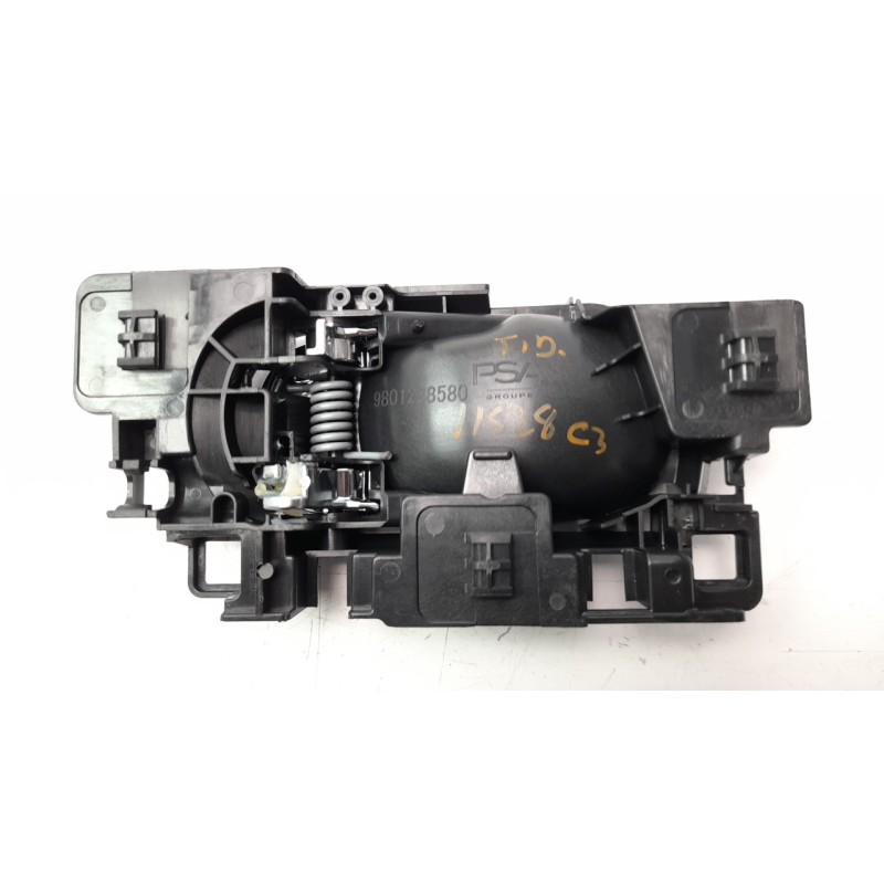 Recambio de maneta interior trasera derecha para citroen c3 1.2 12v e-thp referencia OEM IAM 9801288580  