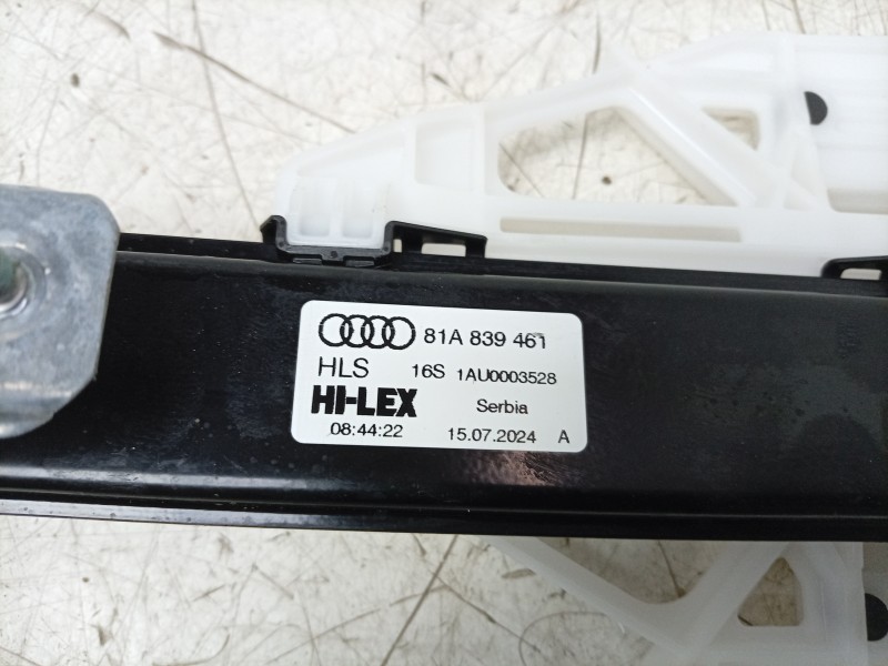 Recambio de elevalunas trasero izquierdo para audi q2 (gab, gag) 30 tdi referencia OEM IAM  81A839461 AD730W054