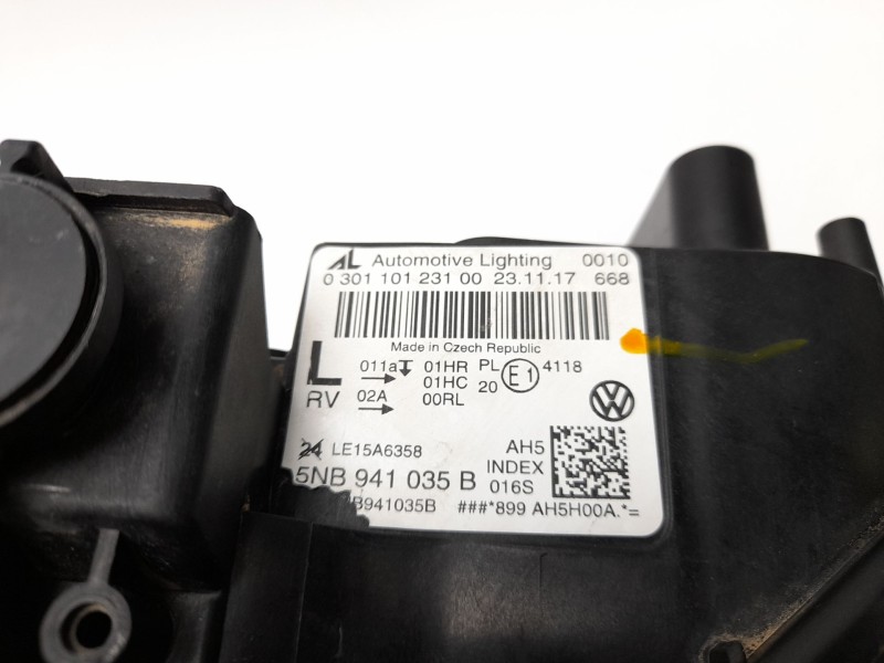 Recambio de faro izquierdo para volkswagen tiguan (ad1, ax1) 1.4 tsi referencia OEM IAM  5NB941035B 104LPP532/2571023