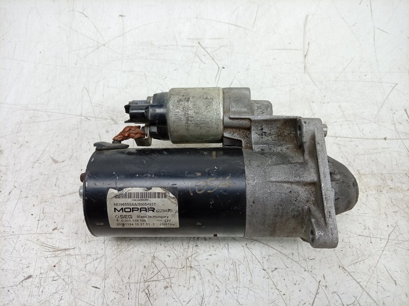 Recambio de motor arranque para jeep compass ii 2.0 m-jet cat referencia OEM IAM 68398555AA 68398555AA ARF201501