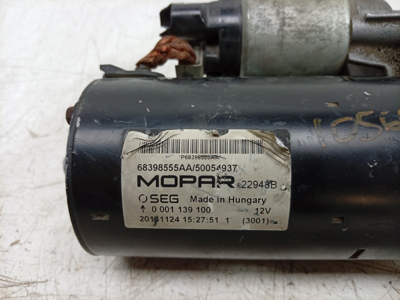 Recambio de motor arranque para jeep compass ii 2.0 m-jet cat referencia OEM IAM 68398555AA 68398555AA ARF201501