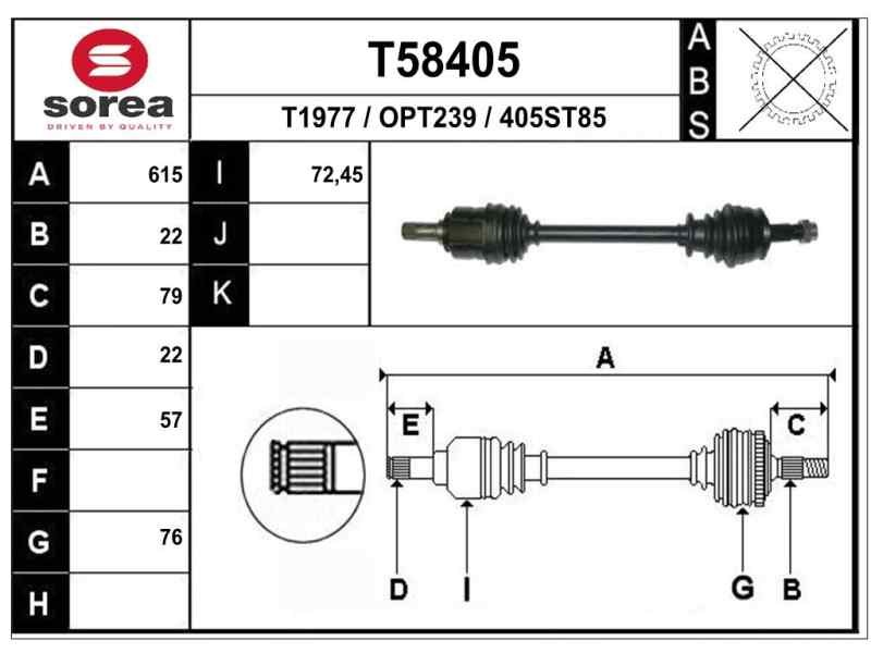 Recambio de transmision delantera izquierda para opel adam 1.4 16v cat (a 14 xel / ldd / l2z) referencia OEM IAM 10316362 O1248 