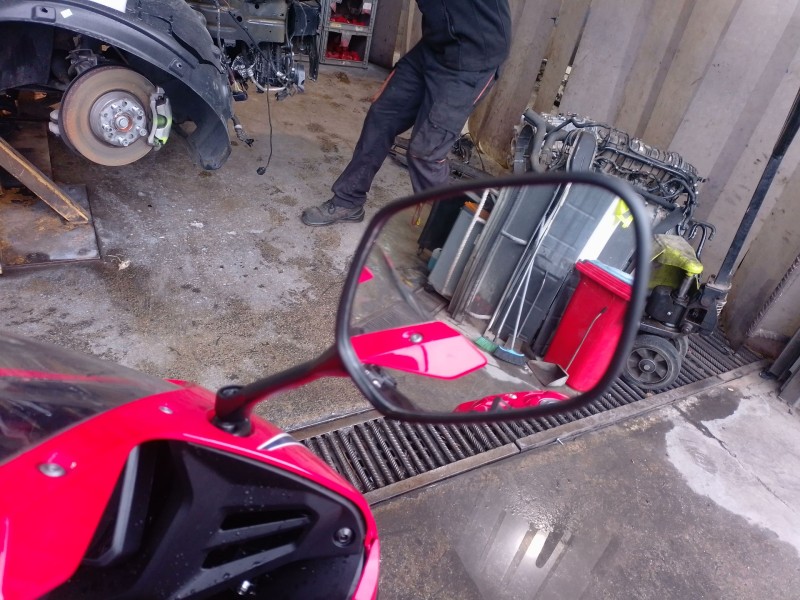 Recambio de retrovisor derecho para honda cbr (601cc - ) cbr 650 r (rh07, rh01) referencia OEM IAM   