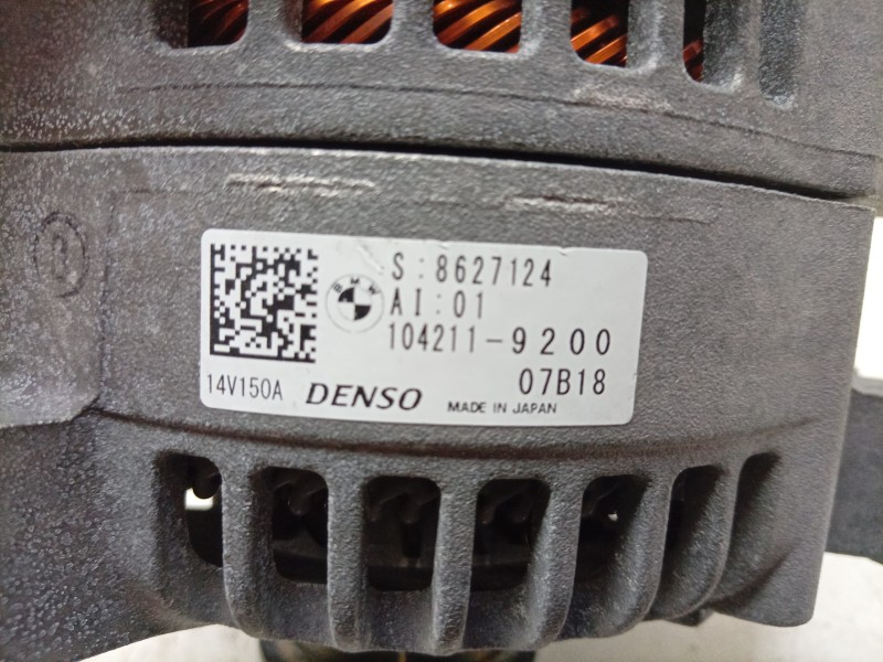 Recambio de alternador para bmw 1 (f40) 118 d referencia OEM IAM 1042119200 8627124 ALF670A04HQ