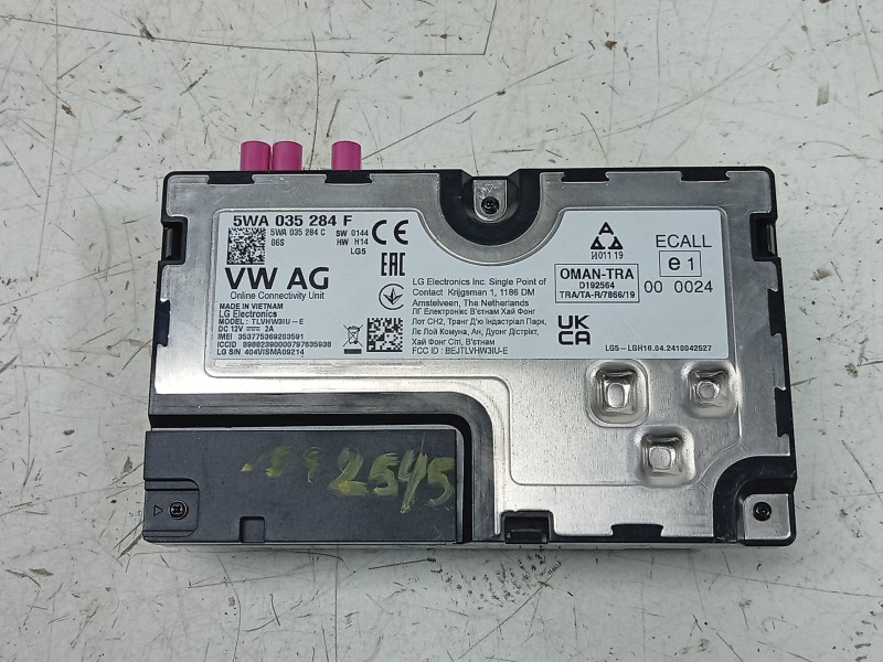 Recambio de modulo electronico para seat leon (kl1, klg) 1.0 tsi referencia OEM IAM  5WA035284F 