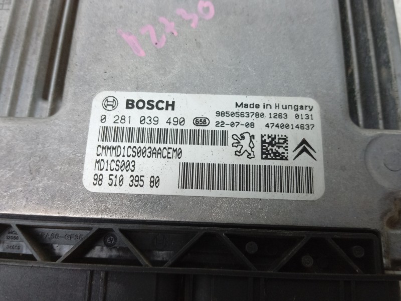 Recambio de centralita motor uce para peugeot 308 sw iii (fc_, fj_, fr_, f4_, fn_) bluehdi 130 (fcyhzl, fcyhzt) referencia OEM I