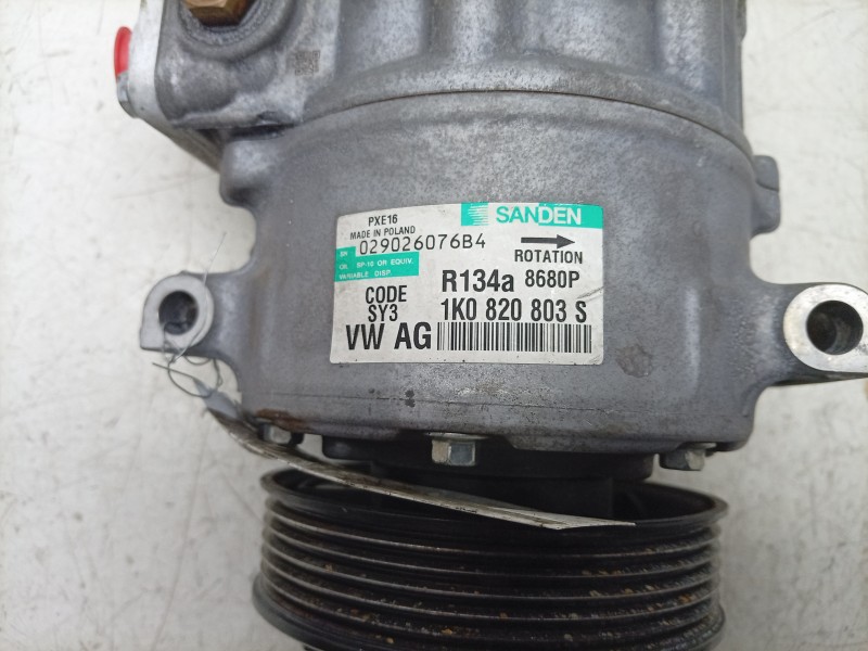 Recambio de compresor aire acondicionado para volkswagen passat b6 variant (3c5) 2.0 tdi 16v referencia OEM IAM  1K0820803S CAF0