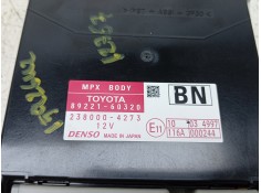 Recambio de modulo electronico para toyota land cruiser 3p 3.0 d-4d 190 cv referencia OEM IAM 2380004273 8922160320  2
