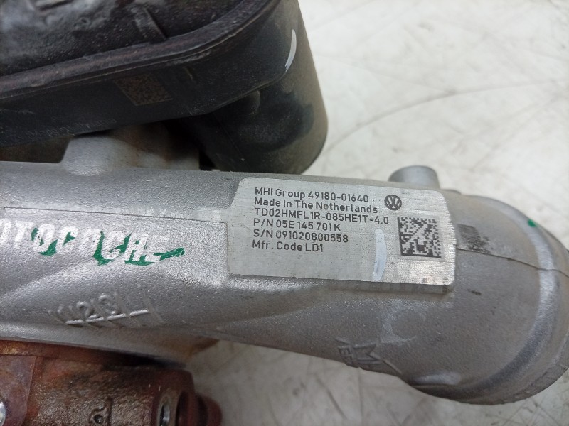 Recambio de turbocompresor para volkswagen t-roc (a11, d11) 1.5 tsi referencia OEM IAM   
