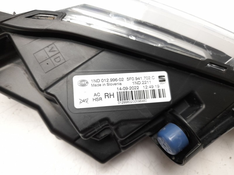 Recambio de faro antiniebla derecho para seat ateca (khp) style xm referencia OEM IAM  5F0941702C 10121391005/9020102/ST4304413
