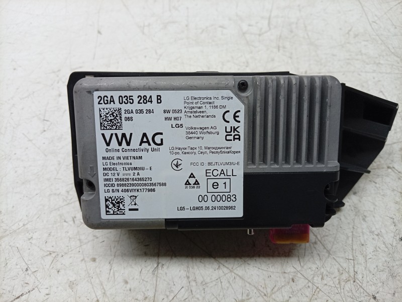 Recambio de modulo electronico para volkswagen t-roc (a11, d11) 2.0 tdi referencia OEM IAM  2GA035284B 