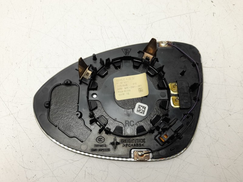 Recambio de cristal retrovisor derecho para porsche cayenne (9ya) 3.0 e-hybrid awd (9yaae1) referencia OEM IAM  9Y1857522T 