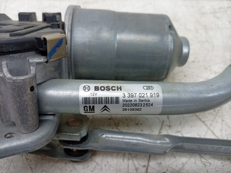 Recambio de motor limpia delantero para opel crossland referencia OEM IAM 3397021919 39109362 