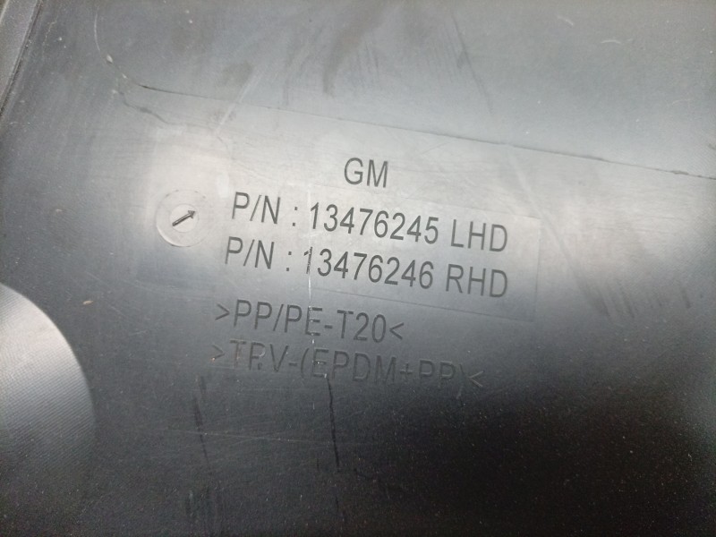 Recambio de torpedo para opel crossland referencia OEM IAM  YQ00572480 