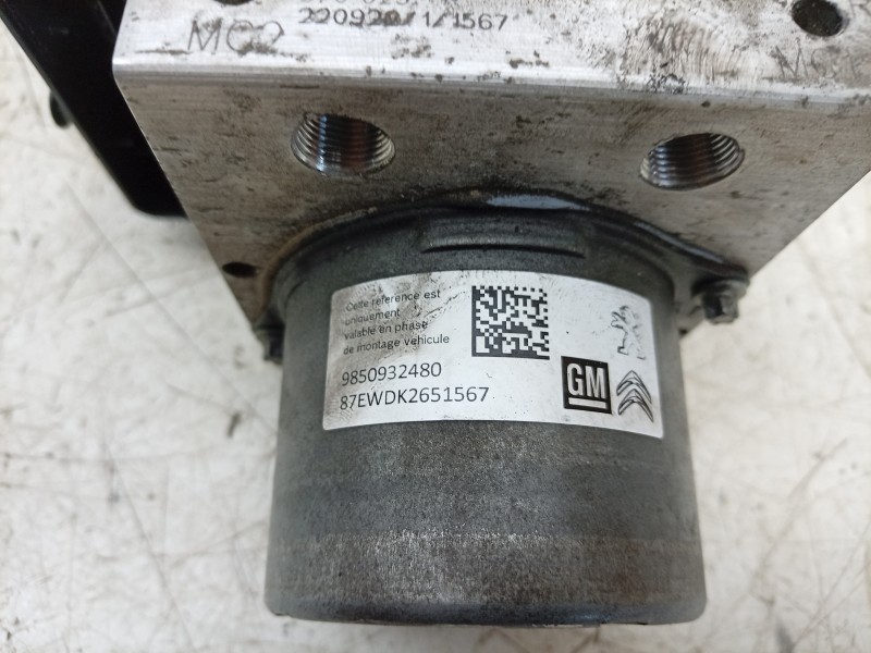 Recambio de abs para opel crossland referencia OEM IAM 87EWDK2651567 9850932480 