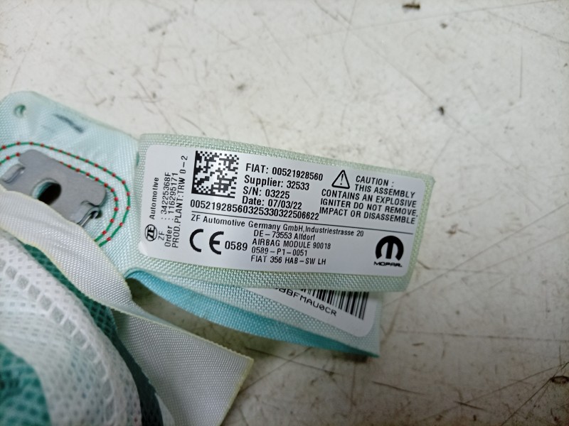 Recambio de airbag cortina delantero izquierdo para fiat tipo station wagon (356_, 357_) 1.3 d (356wxh1a) referencia OEM IAM  52