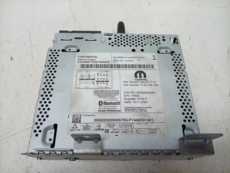 Recambio de sistema audio / radio cd para fiat tipo station wagon (356_, 357_) 1.3 d (356wxh1a) referencia OEM IAM  00522022000 