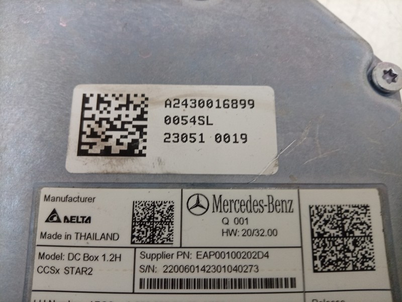 Recambio de inversor para mercedes-benz eqa (h243) eqa 250+ (243.702) referencia OEM IAM  A2430016899 