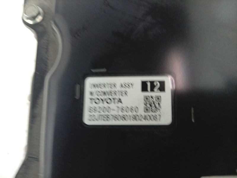 Recambio de inversor para toyota corolla hatchback (_e21_, _ea1_, _eh1_) 2.0 hybrid (mzeh12) referencia OEM IAM  920076060 