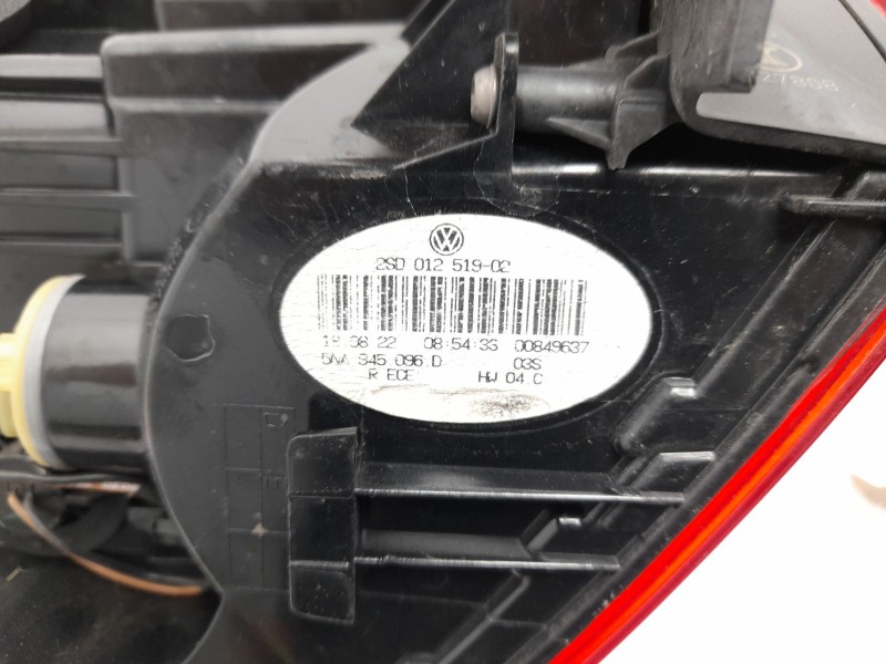 Recambio de piloto trasero derecho para volkswagen tiguan (ad1, ax1) 1.5 tsi referencia OEM IAM  5NA945096D 103F23720770/1690020