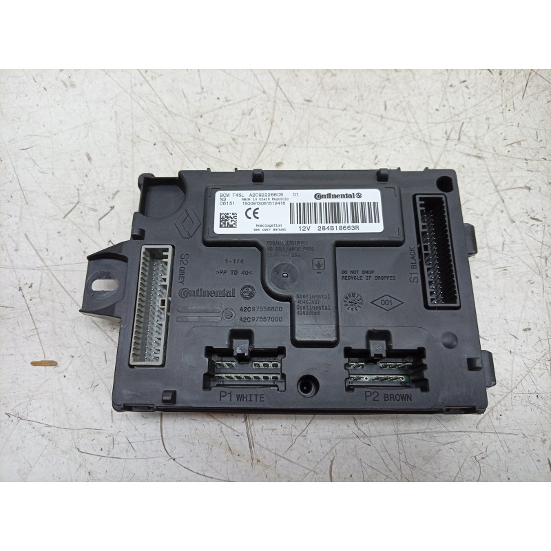 Recambio de caja reles / fusibles para renault clio iv (bh_) 0.9 tce 90 referencia OEM IAM A2C92226605 284B18663R 