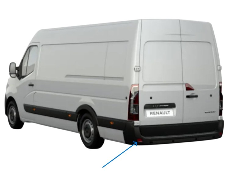Recambio de piloto trasero izquierdo paragolpes para renault master ii ph. 2 pritsche/fgst referencia OEM IAM  265653569R 103F18