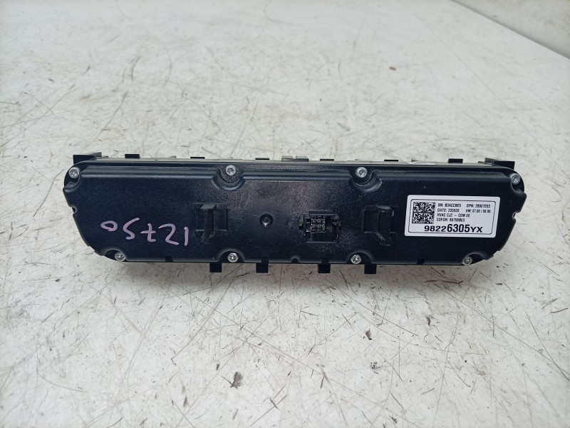 Recambio de mando climatizador para opel crossland referencia OEM IAM  98226305YX 