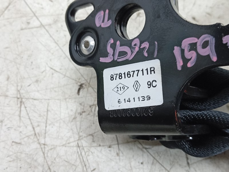Recambio de enganche cinturon central para renault clio iv (bh_) 0.9 tce 90 referencia OEM IAM  878167711R 