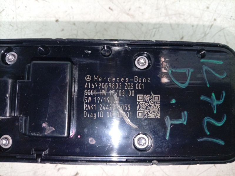 Recambio de mando elevalunas delantero izquierdo para mercedes-benz eqa (h243) eqa 250+ (243.702) referencia OEM IAM  A167905980