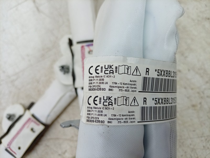 Recambio de airbag cortina delantero derecho para peugeot 308 sw iii (fc_, fj_, fr_, f4_, fn_) puretech 130 (frhnsl, frhnst) ref