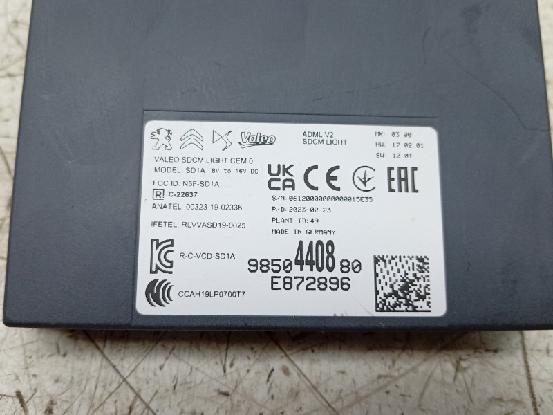Recambio de centralita luces para peugeot 308 sw iii (fc_, fj_, fr_, f4_, fn_) puretech 130 (frhnsl, frhnst) referencia OEM IAM 