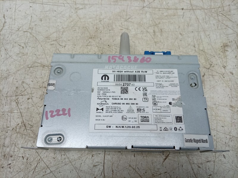 Recambio de sistema audio / radio cd para peugeot 308 sw iii (fc_, fj_, fr_, f4_, fn_) puretech 130 (frhnsl, frhnst) referencia 